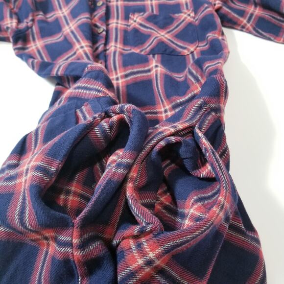 Current/Elliott Plaid Flannel Dress - Picture 8 of 13